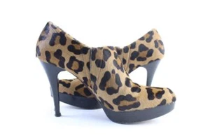 Stuart Weitzman Pony Hair Leopard Coverup 19MR0417 - Picture 1 of 12