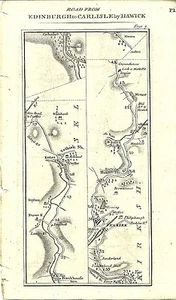 Antique map, Taylor & Skinner, Edinburgh to Carlisle (2) - Picture 1 of 1