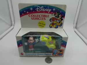 Mattel Disney gelbes Auto mit abnehmbarer Mickey Mouse Figur - mit Karton - Bild 1 von 5