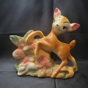 Bambi Thumper Planter, Disney, Vintage 1950's Vase Ceramic - Picture 1 of 17