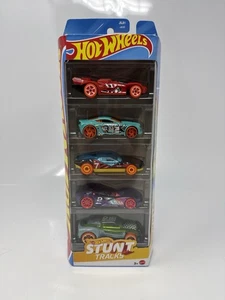 Hot Wheels Stunt Tracks Paquete de 5 Coches Diecast Set Loop Track Racers Nuevo Sellado - Imagen 1 de 4