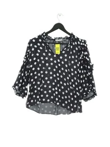 Alice + Olivia Women's Top L Grey Silk with Elastane, Polyester, Viscose Basic - Picture 1 of 5