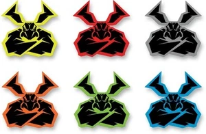 Moose Agroid Color Decals - 3.48in. H x 3.5in. L Motorcycle Dirt Bike 4320-2023 - Picture 1 of 3