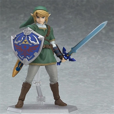 The Legend of Zelda Twilight Princess Link Posable Action Figure Toy Figma #320 - Image 1 of 4