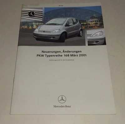 Manual De Taller Introducción Novedades 2001 Mercedes Benz Tipo W 168 Clase A - Imagen 1 de 4