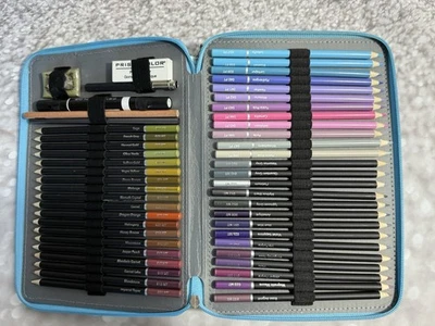 Juego de lápices de colores Castle Artist - 3 en uno - Estuche incluido (NUEVO) Foto 1 de 4