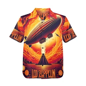 Camisa hawaiana. Led Zeppelin - Imagen 1 de 4