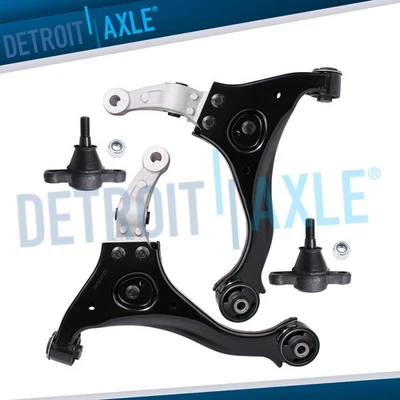 Front Left Right Lower Control Arms Ball Joints for 2006 - 2010 Hyundai Sonata - Image 1 of 4