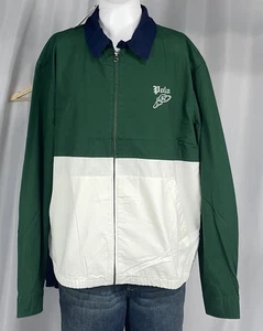 Polo Ralph Lauren P-Wing Performance Jacket Green Navy Off White XXL New NWT - Picture 1 of 3