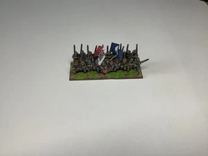 Warlord Games Epic ACW Confederate Reg, 24th Virginia Infantry Command, painted - Picture 1 of 3