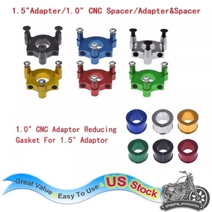 1.5" Adapter/1.0" CNC Spacer/Adapter&Spacer For 66cc 80cc Motorized Bicycle - Picture 1 of 21