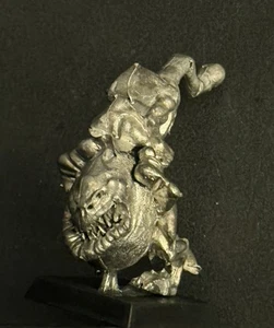 Warhamer Fantasy Metal Squig Rider 2 - Orks & Gobbos Gitmob Grots - Echo5 - Picture 1 of 4