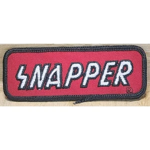 Vintage 90er Jahre Snapper Werbung Aufnäher Rasenmäher Traktoren & Geräte siehe Bild. - Bild 1 von 5
