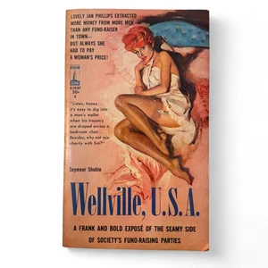 Wellville, USA von Seymour Shubin - 1961 Leuchtfeuer Signal Zellstoff Roman - Bild 1 von 5