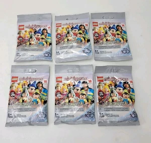 Menge (6) LEGO Minifiguren Disney 100 71038 Limitierte Auflage Gebäude Spielzeug Set - Bild 1 von 2