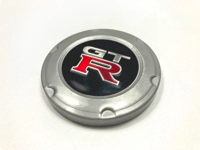 OEM color NISSAN SKYLINE R34 GTR horn emblem replica steering wheel GTT - Image 1 of 4