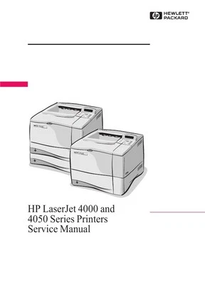 HP LaserJet 4000 / 4050 Series Service Manual(Parts & Diagrams) - Image 1 of 2
