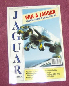 NEW JAGUAR WORLD MAGAZINE-XK140-SU CARB SORT E TYPE XJ6 MK 3 STORY MAY/JUNE 94 - Picture 1 of 5