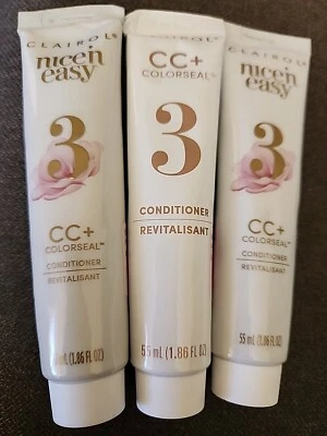 LOT of 3 Clairol  CC+ Color Seal Revitalisant Conditioner NEW  Hair Care - Image 1 of 4