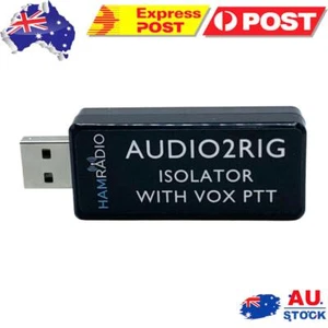 AUDIO2RIG Sound Card Adapter Supports VOX PTT Control for KENWOOD YAESU ICOM - Photo 1/12