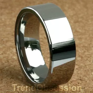Anillo de boda de carburo de tungsteno para hombre talla 8 - Imagen 1 de 1