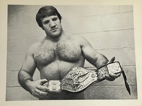 Bruno sammartino vintage  1970's wrestling poster ORIGINAL terrific condition Cover