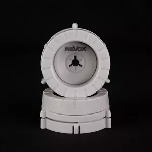 2X Revox Off-White Nab Hub Adapter für 1/4" Open Reel to Reel Tonbandgerät - Bild 1 von 6