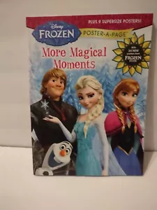 Disney Frozen Poster Book - More Magical Moments Paperback. - Picture 1 of 2