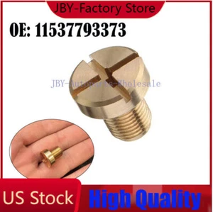 1Pc Metal Bleeder Screw for BMW E46 E92 E90 E36 E39 Mini Cooper 11537793373 - Picture 1 of 5