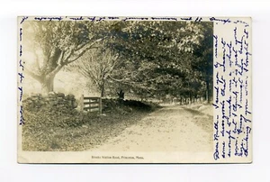 Princeton MA 1906 RPPC foto postal, Brooks Station Road, pub - Eddy Make - Imagen 1 de 5