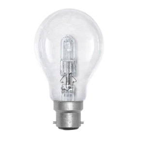 Lusion GLS Halogen Light Bulb B22 240V 28W Clear 30020 - Picture 1 of 5