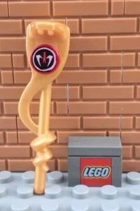 LEGO NINJAGO Minifig Accessory, Snake / Serpent Staff 98134 W Fangpyre 1x1 Tile - Picture 1 of 3