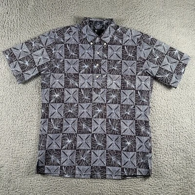 Reyn Spooner Shirt Men's S Geometric Tiles Hawaiian Half Button Up Classic NWT - Image 1 of 4