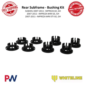 Whiteline KDT902 Rear Crossmember Subframe Mount Bushing Kit Fits 07-11 Impreza - Picture 1 of 11