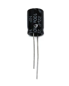 50pc Electrolytic Capacitor NPR Radial 2000hr 105℃ RoHS NP 22uF 100V φ10x15mm SC - Picture 1 of 1