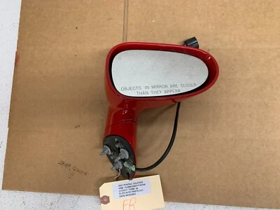 06-09 PONTIAC SOLSTICE FRONT RIGHT EXTERIOR REAR VIEW MIRROR RED, OEM LOT3311 - Image 1 of 4