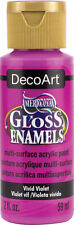 DecoArt Americana Gloss Enamels Acrylic Paint 2oz-Vivid Violet