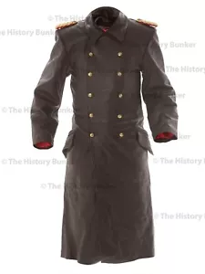 Cappotto in pelle ufficiale tedesco seconda guerra mondiale ANZIANO MARRONE REPRO - Realizzato su misura per le tue taglie - Foto 1 di 2