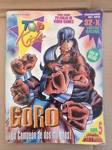 Vintage 90's TOP KIDS video Game Magazine Goro Mortal Kombat Special ARGENTINA - Picture 1 of 24