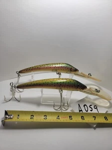 Sebile lures vintage rainbow trout Deep Diving Lures New Hooks A059 - Picture 1 of 4