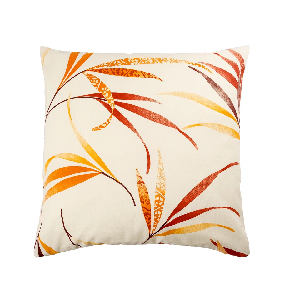 LUXURY HEAVY WEIGHT FABRIC Cotton Cushion Covers RETRO FLORAL Vintage LEAVES !!! - Image 1 of 1