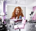 3D Happy B640 Hair Cut Salon Barber Shop Wallpaper Wall Mural Self-adhesive Amy
