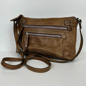 Colorado Leather Crossbody Bag Women's Brown - Picture 1 of 19