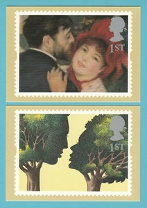 GS 3 - ROYAL MAIL - COMO NUEVO JUEGO DE 10 SALUDOS - SALUDOS EN TARJETAS DE ARTE - 1995 - Imagen 1 de 10