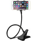 Universal Lazy Mobile Phone Gooseneck Stand Holder Flexible Bed Desk Table Clip