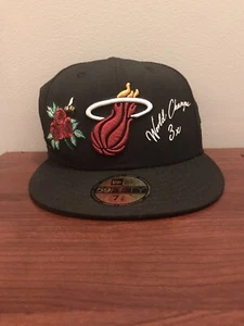 Miami Heat Champs-n-Roses New Era eng anliegende Mütze 7 3/8 schwarz mehrere Logos 3x Champs - Bild 1 von 9