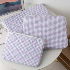 Bowknot Pattern Laptop Bag Shockproof Notebook Cover Tablet Protective Pouch - Bild 1 von 11