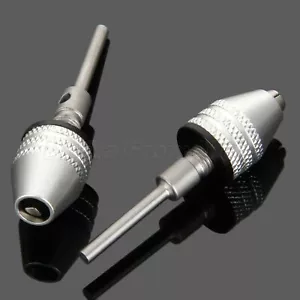 Mandril de broca universal de 1 pieza adaptador de vástago redondo de 3 mm convertidor aleación de aluminio - Imagen 1 de 10