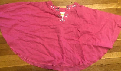 Crazy 8 tunic shirt top size 5-6 pink and navy - Image 1 of 4