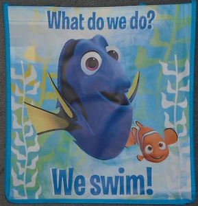 @FINDING DORY "¿QUÉ HACEMOS? ¡NADAMOS!BOLSO REUTILIZABLE/BUENO/FAVOR/REGALO/BOLSO DE REGALO@ - Imagen 1 de 1